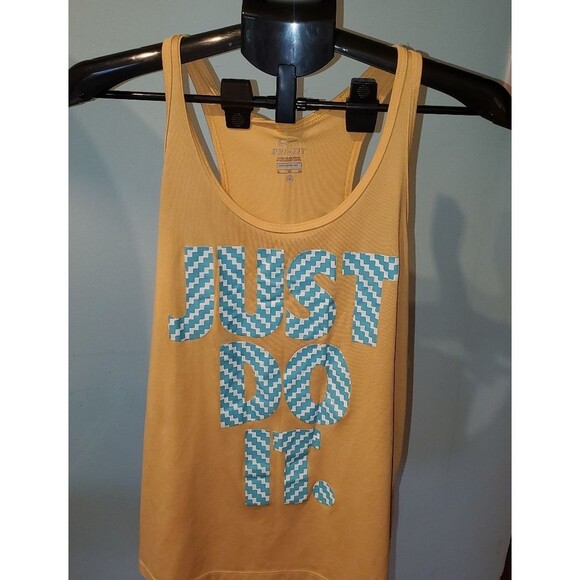 Nike Other - Nike Womans Large Racerback Tank, Yellow, Athletic, Run, Gym, Excersize, Bike